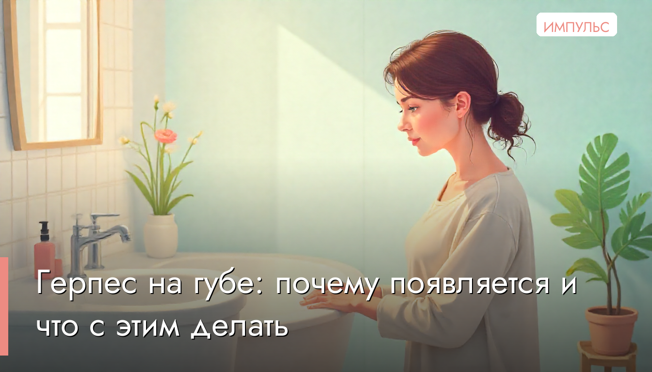 Герпес на губе: почему появляется и что с этим делать