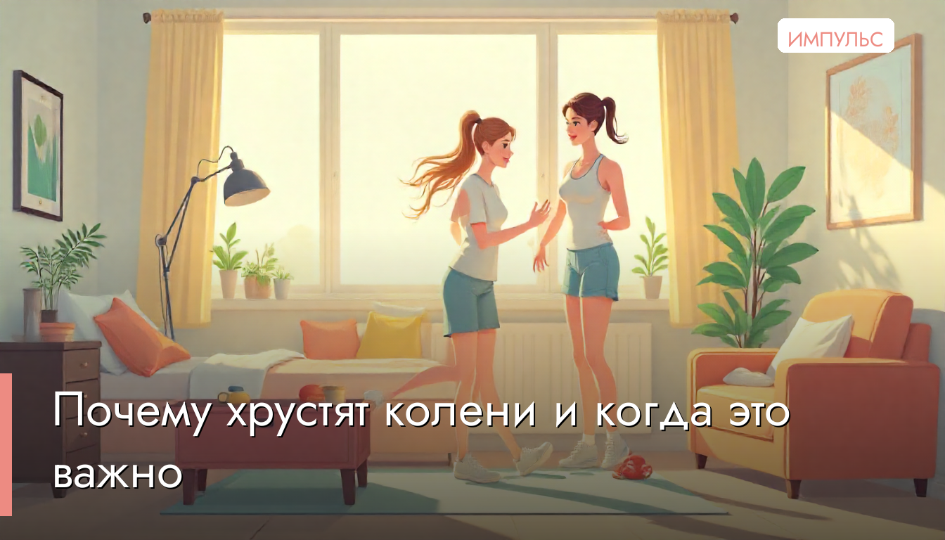 Почему хрустят колени и когда это важно