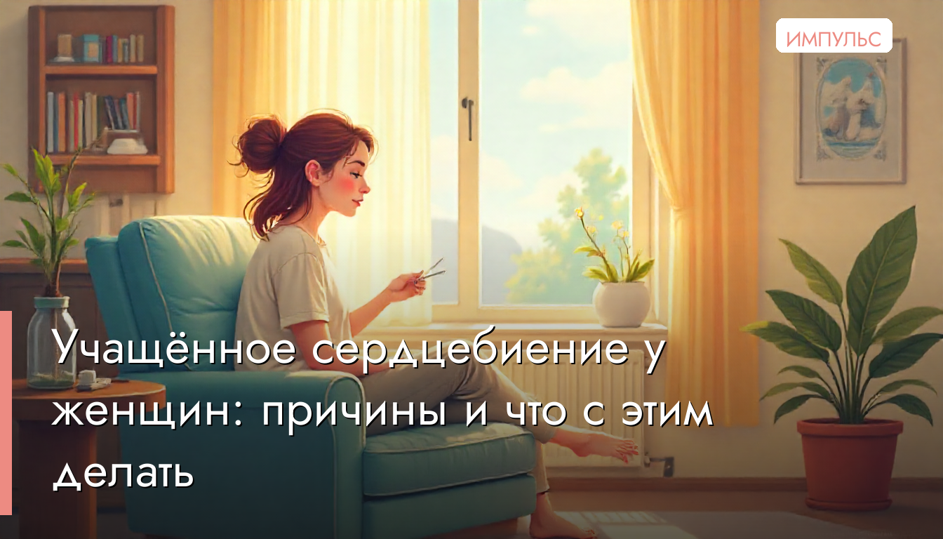 Учащённое сердцебиение у женщин: причины и что с этим делать