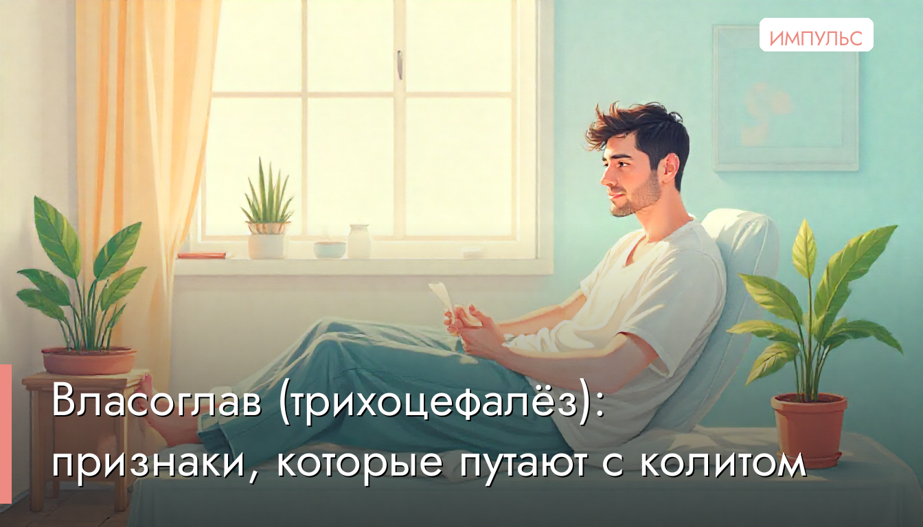 Власоглав (трихоцефалёз): признаки, которые путают с колитом