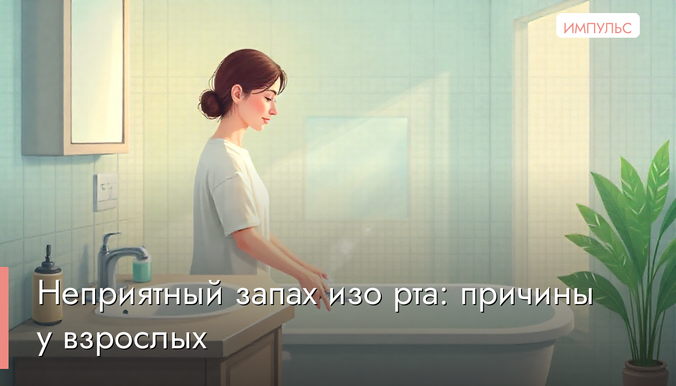 Неприятный запах изо рта: причины у взрослых